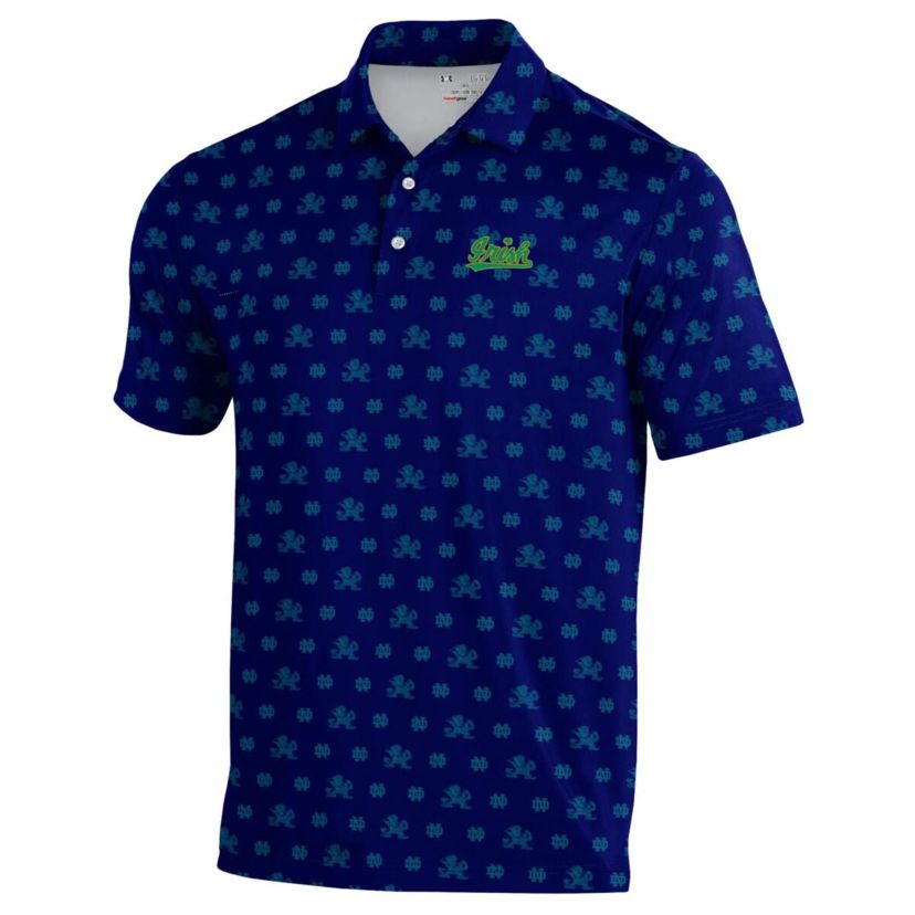 NCAA Under Armour Notre Dame Fighting Irish Gameday Armourfuse Polo