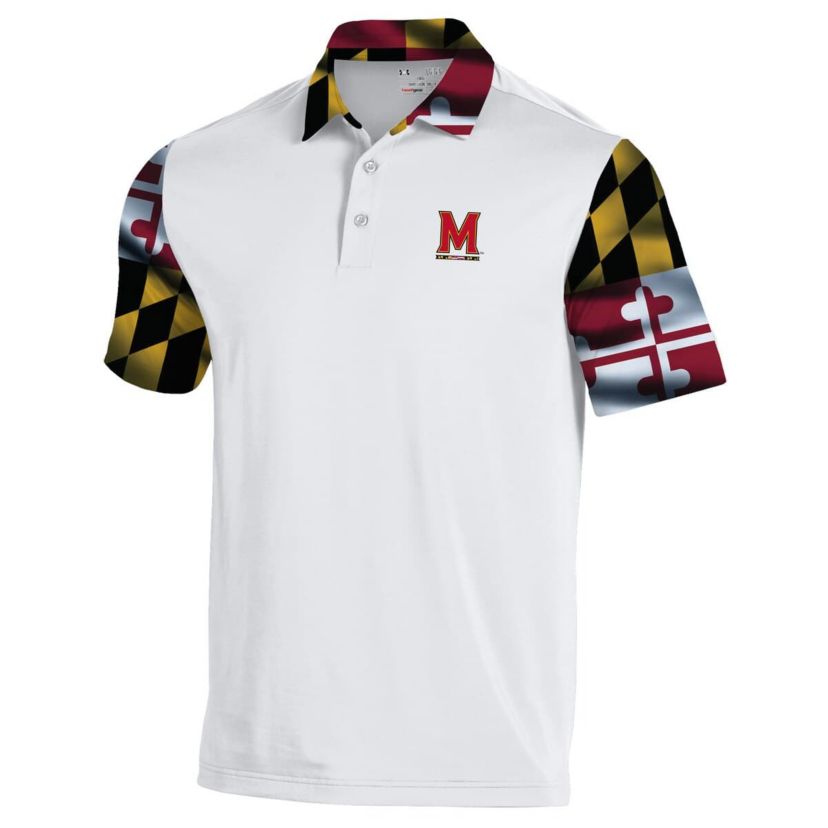 NCAA Under Armour Maryland Terrapins Gameday Armourfuse Polo