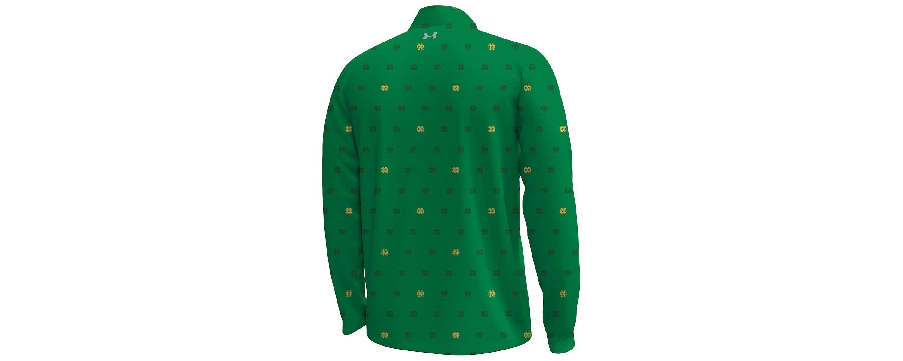 NCAA Under Armour Notre Dame Fighting Irish Gameday Armourfuse Half-Zip Top