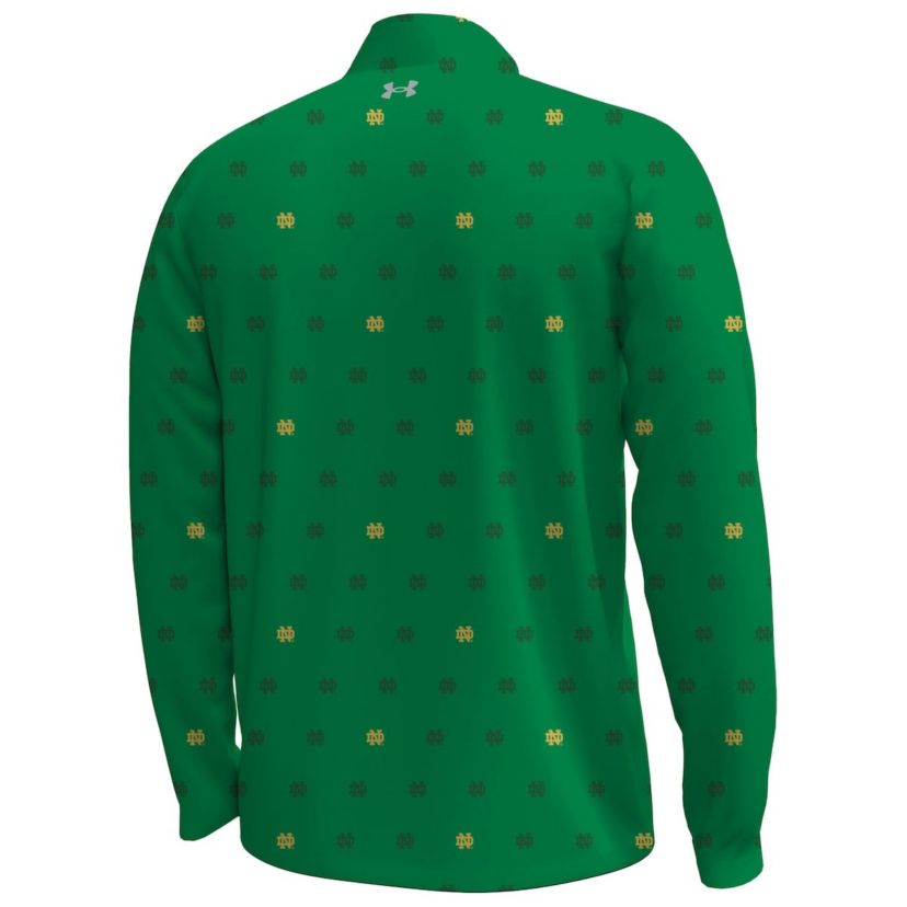 NCAA Under Armour Notre Dame Fighting Irish Gameday Armourfuse Half-Zip Top