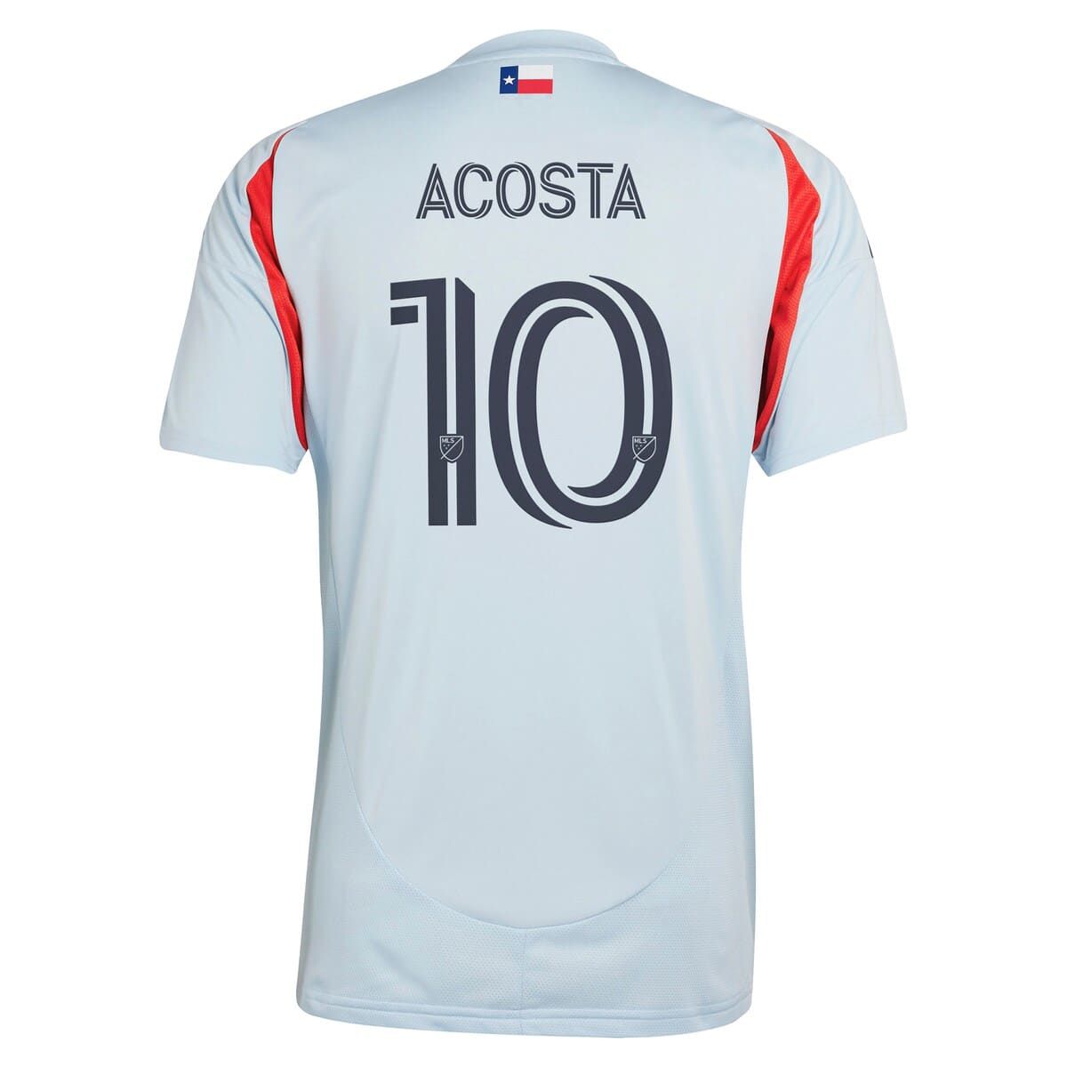 MLS Luciano Acosta Light FC Dallas 2025 The Inferno Kit Replica Player Jersey