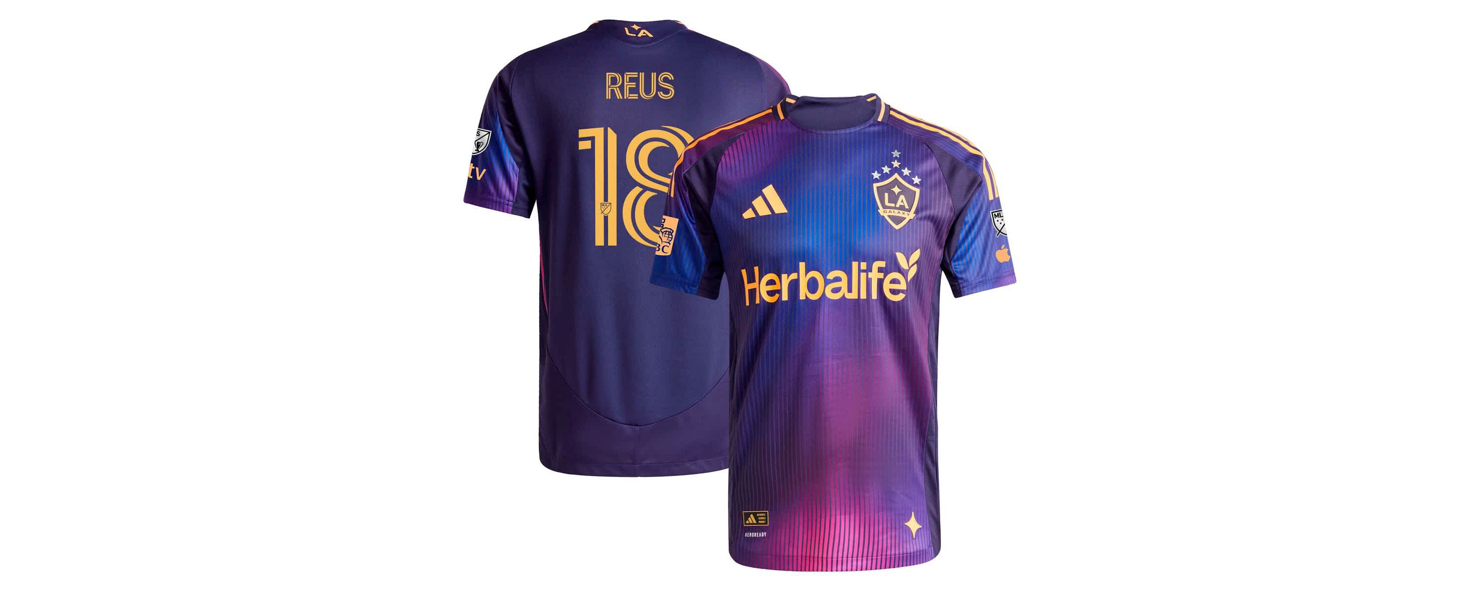 adidas MLS Marco Reus LA Galaxy 2025 RIZON Authentic Player Jersey | Belk
