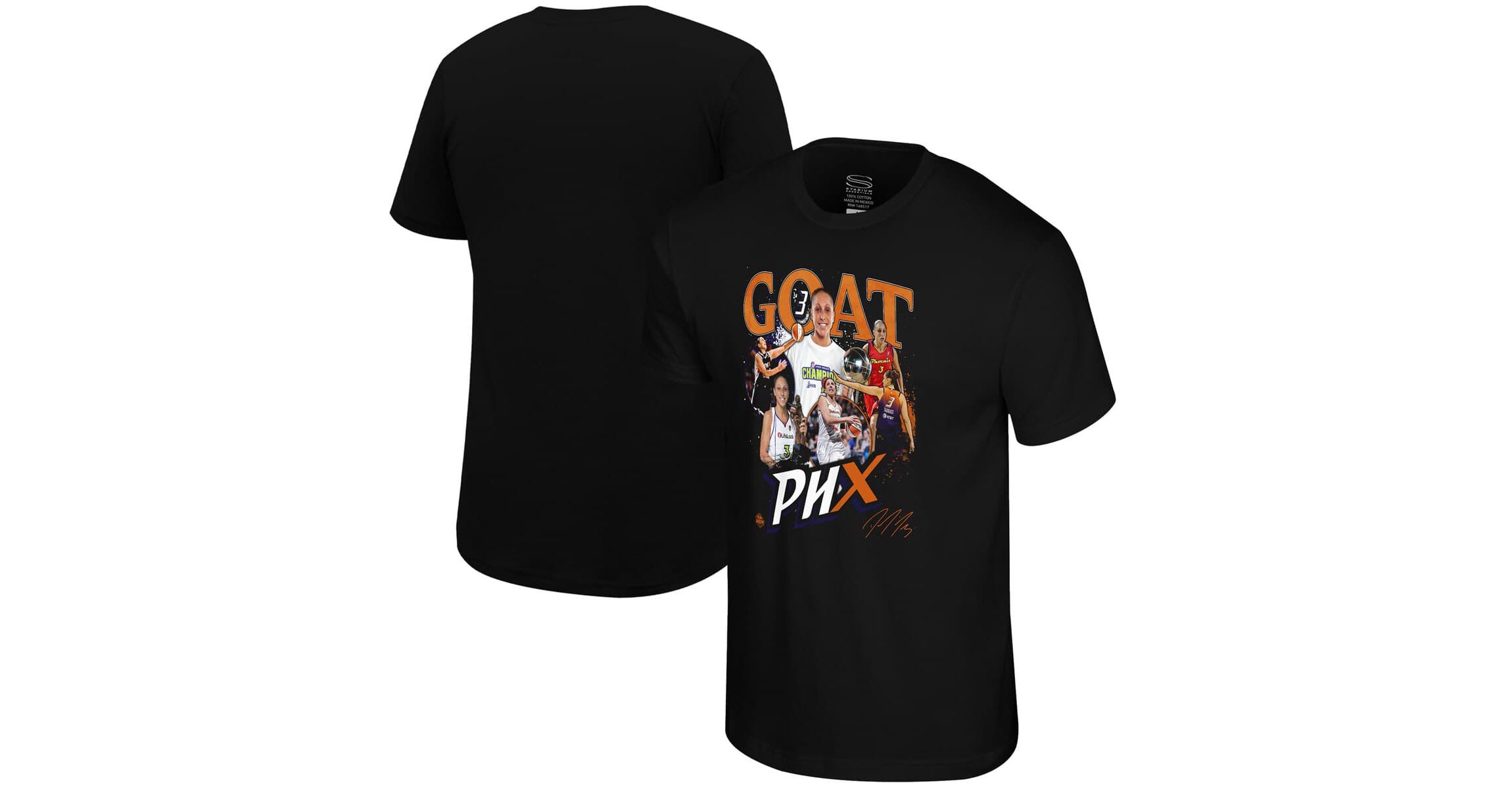 WNBA Unisex Diana Taurasi Phoenix Mercury Greatest Of All Time Retirement T-Shirt