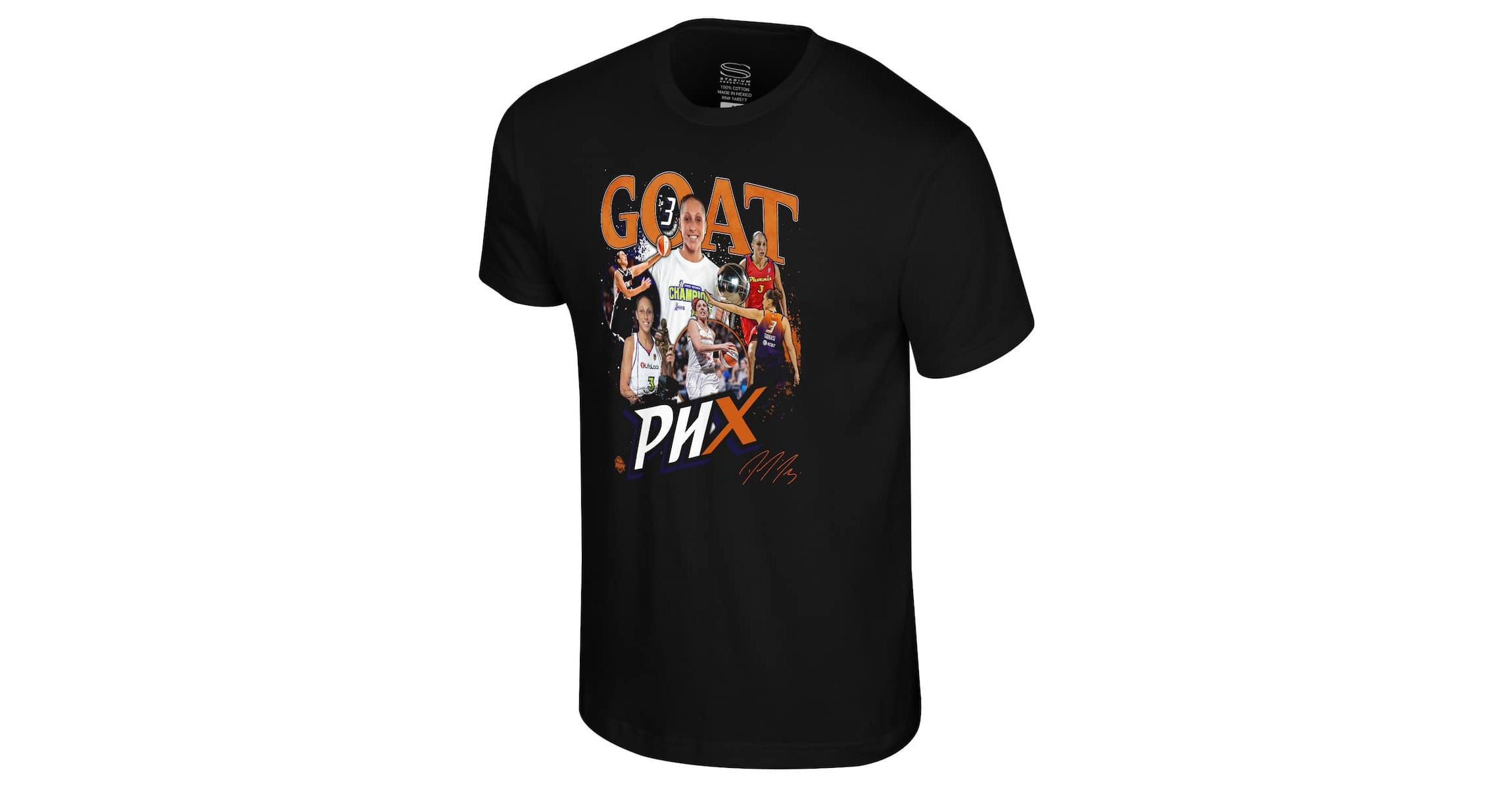 WNBA Unisex Diana Taurasi Phoenix Mercury Greatest Of All Time Retirement T-Shirt