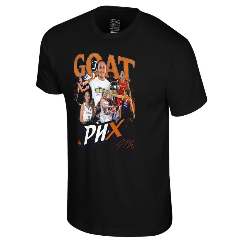 WNBA Unisex Diana Taurasi Phoenix Mercury Greatest Of All Time Retirement T-Shirt