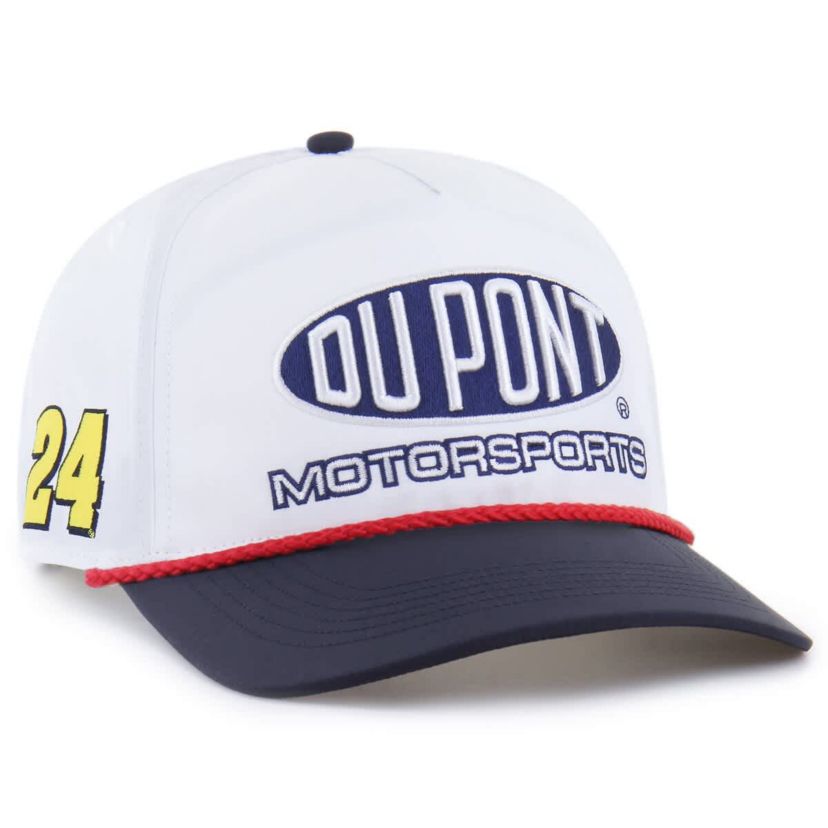 NASCAR White/Navy Jeff Gordon brrr° DuPont Rope Hitch Adjustable Hat