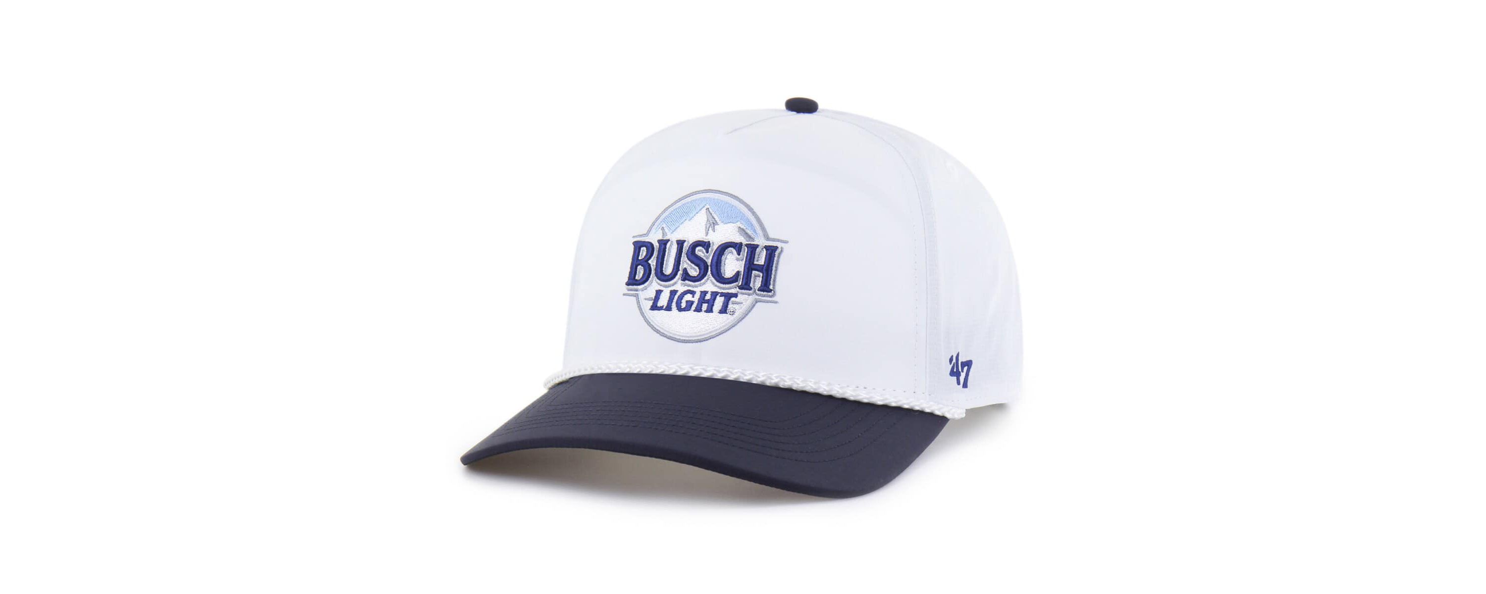 NASCAR White/Navy Ross Chastain brrr° Busch Light Rope Hitch Adjustable Hat