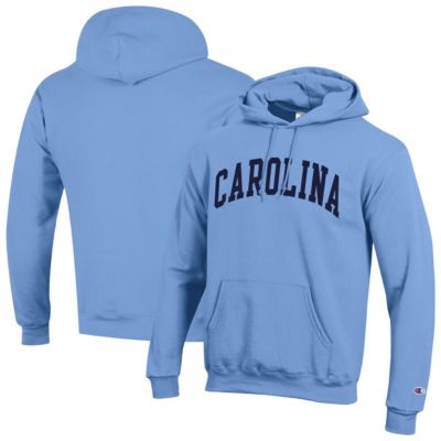 Champion Men's NCAA Carolina North Carolina Tar Heels Basic Arch Fleece Pullover Hoodie, Light Blue, 2XL