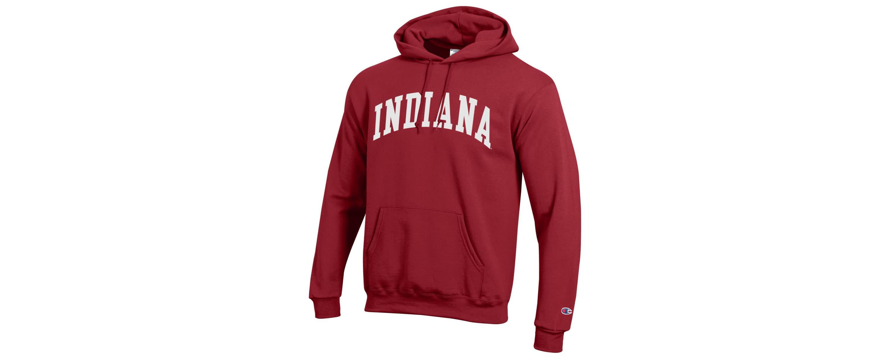 NCAA Indiana Hoosiers Basic Arch Fleece Pullover Hoodie