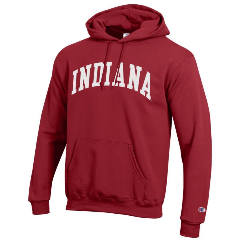 NCAA Indiana Hoosiers Basic Arch Fleece Pullover Hoodie