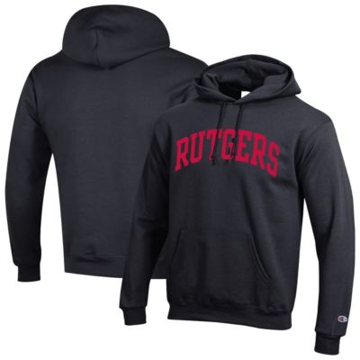 Champion Men's Rutgers Scarlet Knights NCAA Rutgers Knights Basic Arch Fleece Pullover Hoodie