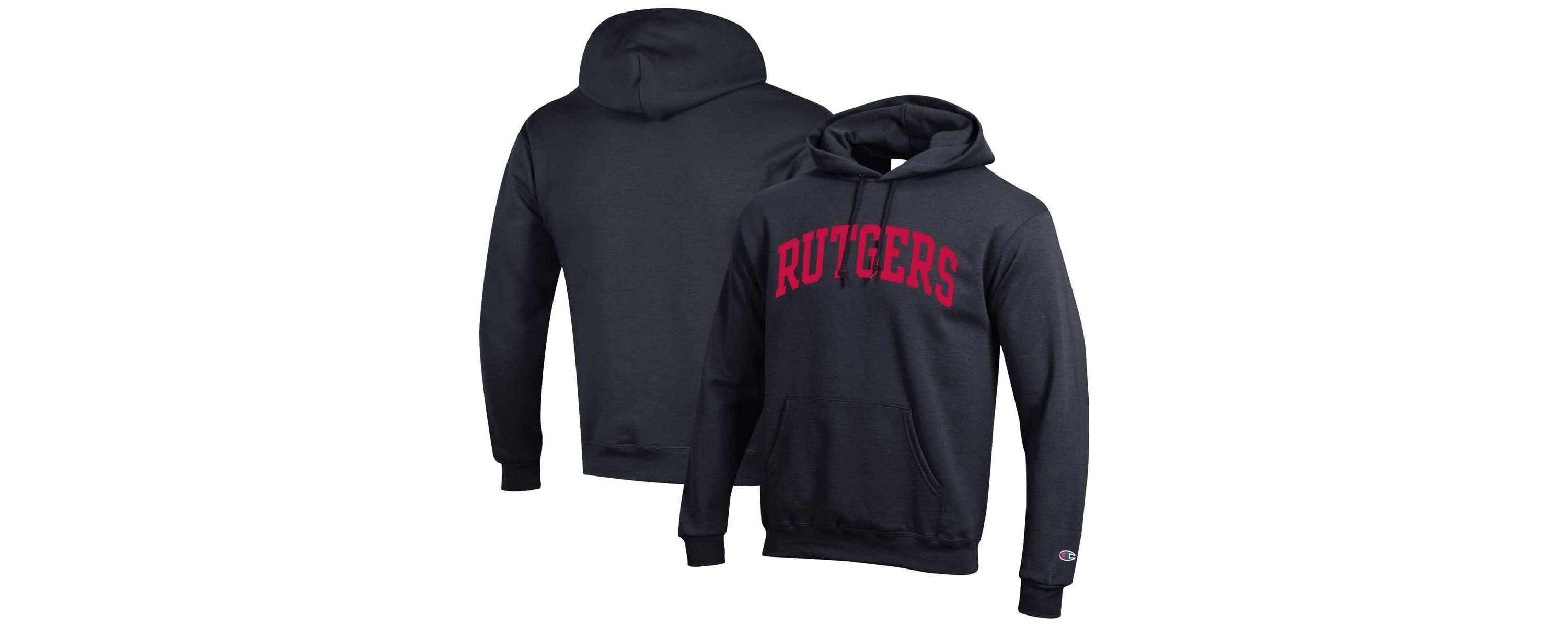 Rutgers Scarlet Knights NCAA Rutgers Knights Basic Arch Fleece Pullover Hoodie