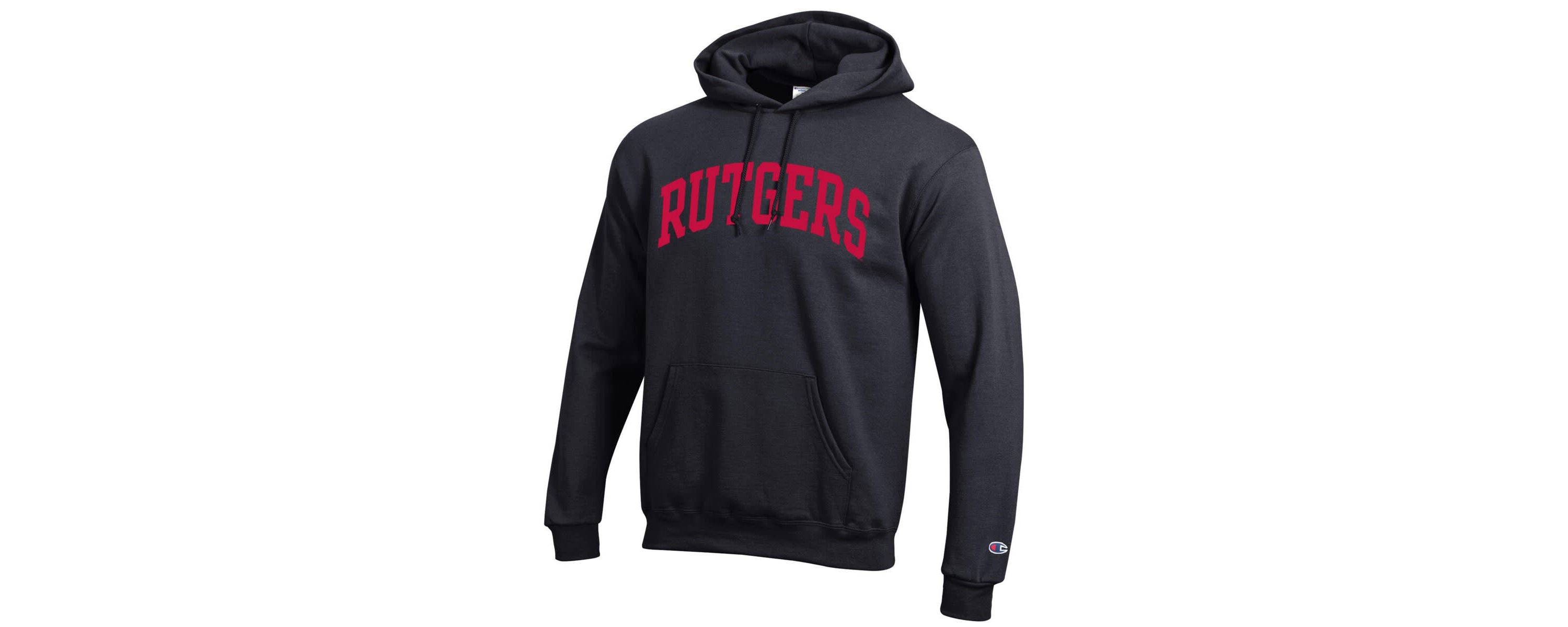 Rutgers Scarlet Knights NCAA Rutgers Knights Basic Arch Fleece Pullover Hoodie