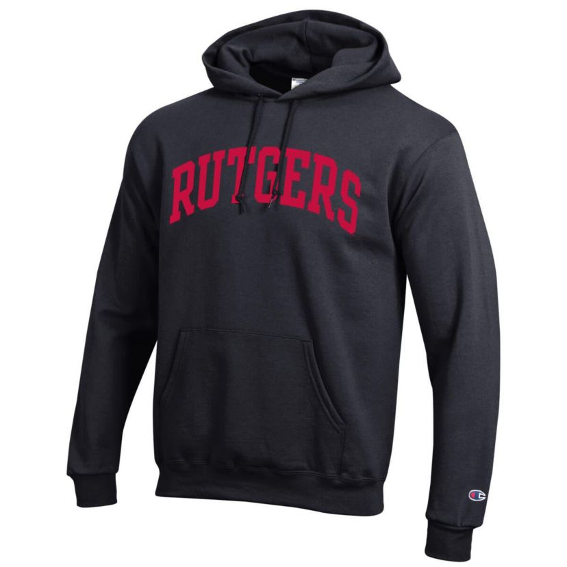 Rutgers Scarlet Knights NCAA Rutgers Knights Basic Arch Fleece Pullover Hoodie