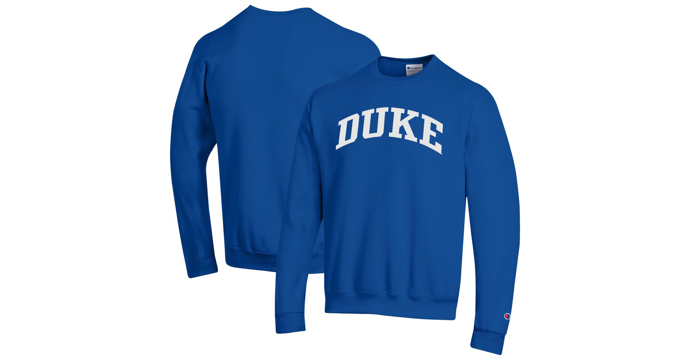 Duke Blue Devils NCAA Duke Devils Basic Arch Fleece Pullover Sweatshirt