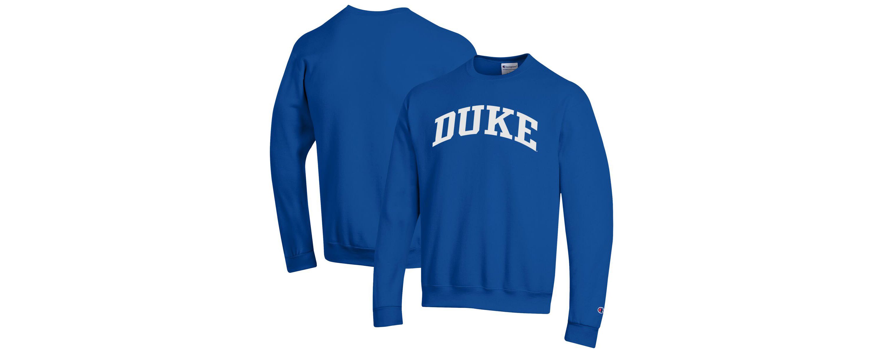 Duke Blue Devils NCAA Duke Devils Basic Arch Fleece Pullover Sweatshirt