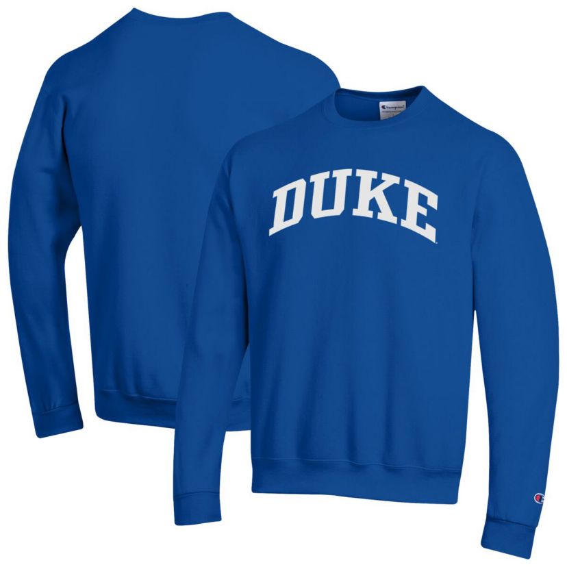 Duke Blue Devils NCAA Duke Devils Basic Arch Fleece Pullover Sweatshirt