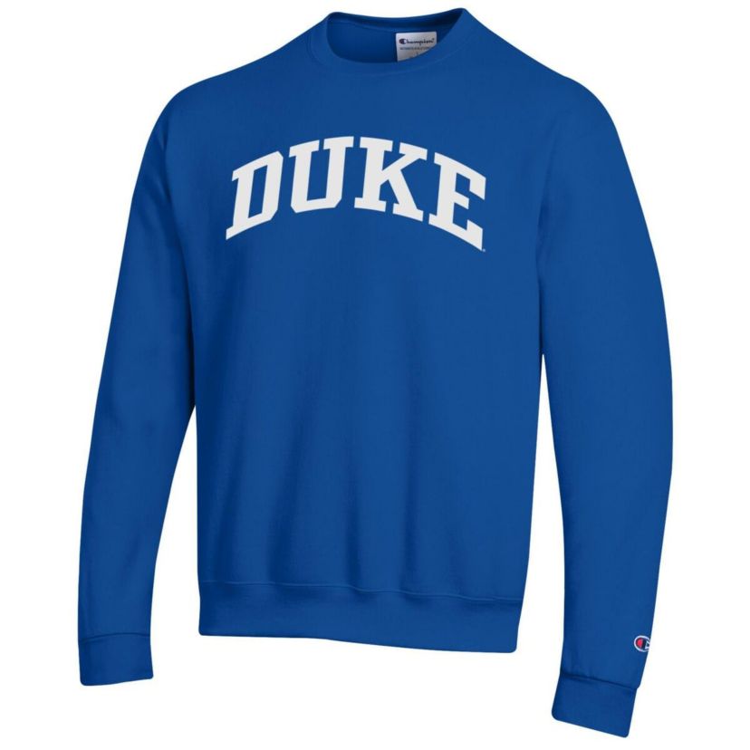 Duke Blue Devils NCAA Duke Devils Basic Arch Fleece Pullover Sweatshirt