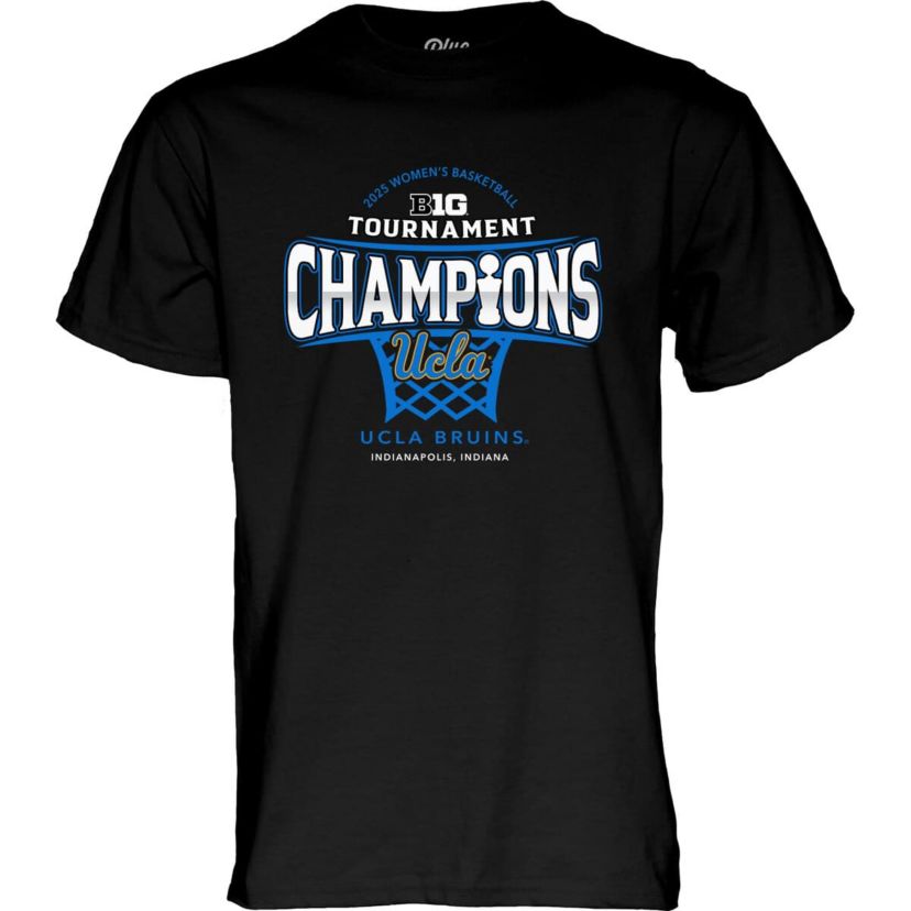 NCAA UCLA Bruins 2025 Big Ten Basketball Conference Tournament s Locker Room T-Shirt