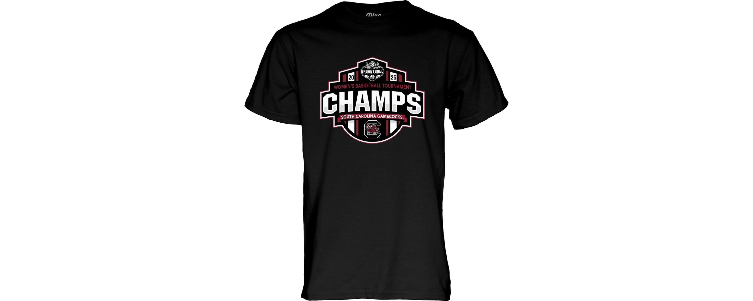 NCAA South Carolina Gamecocks 2025 SEC Basketball Conference Tournament s Locker Room T-Shirt