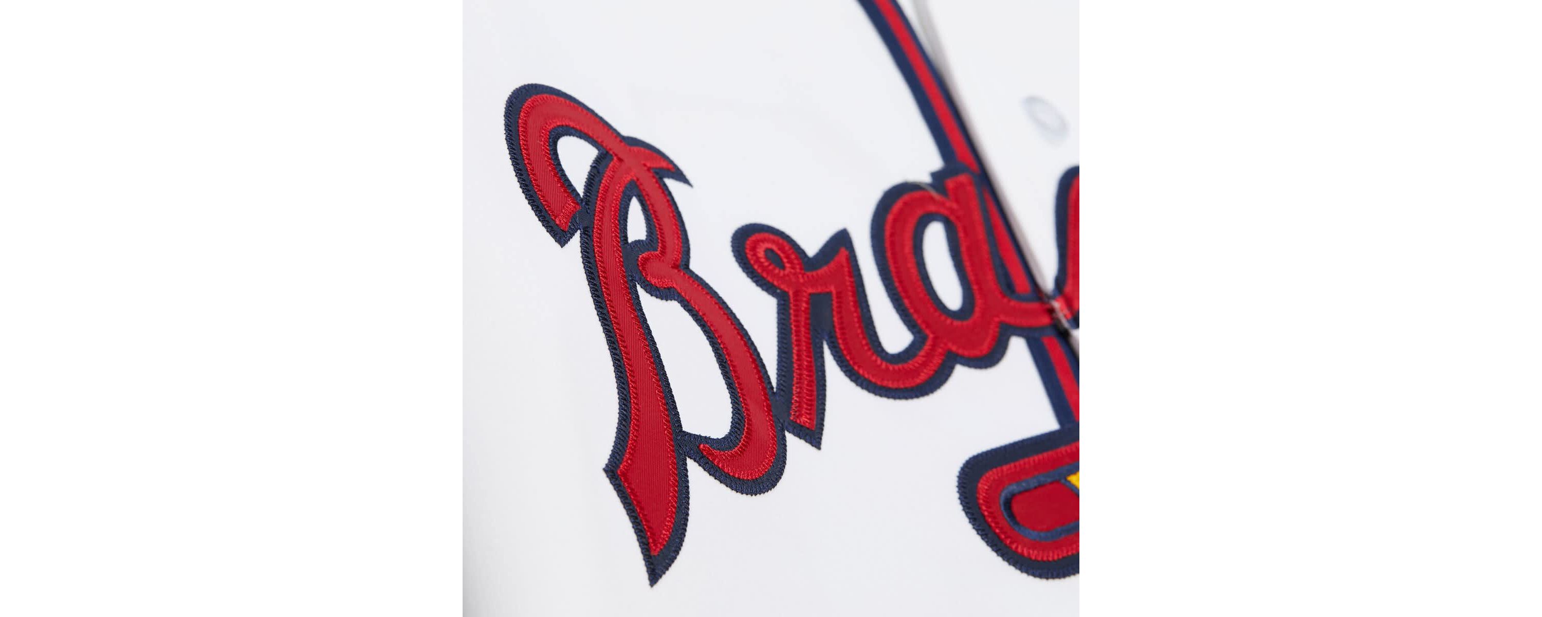 MLB Deion Sanders Atlanta Braves Cooperstown Collection 1992 Authentic Jersey