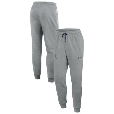 Men's NCAA Nike Heather Virginia Cavaliers Basketball Practice Dri-FIT Taper Sweatpants
