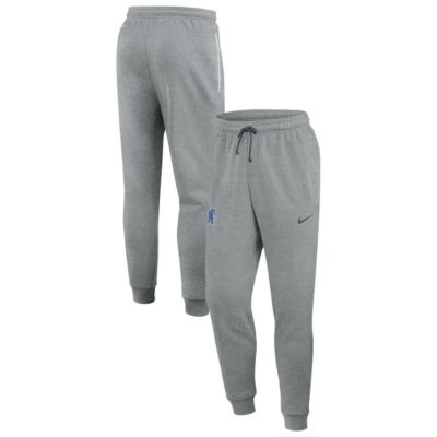 Men's NCAA Nike Heather Memphis Tigers Basketball Practice Dri-FIT Taper Sweatpants, Gray, 2XL