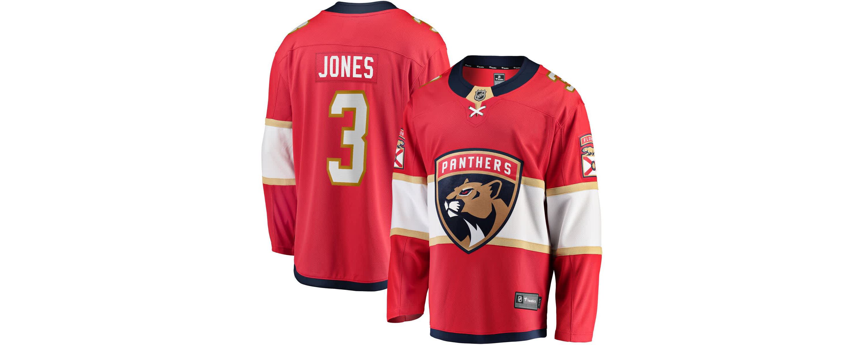 NHL Fanatics Seth Jones Florida Panthers Home Breakaway Jersey