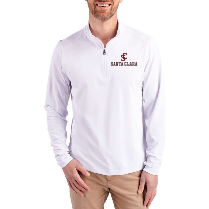 NCAA Santa Clara Broncos Virtue DryTec Quarter-Zip Pullover