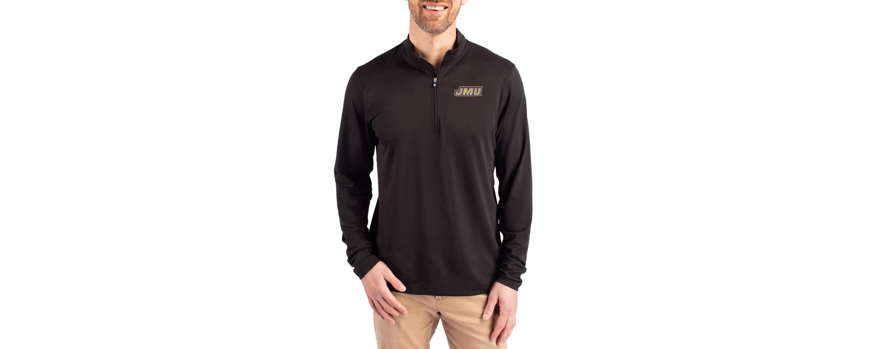 NCAA James Madison Dukes Virtue DryTec Quarter-Zip Pullover