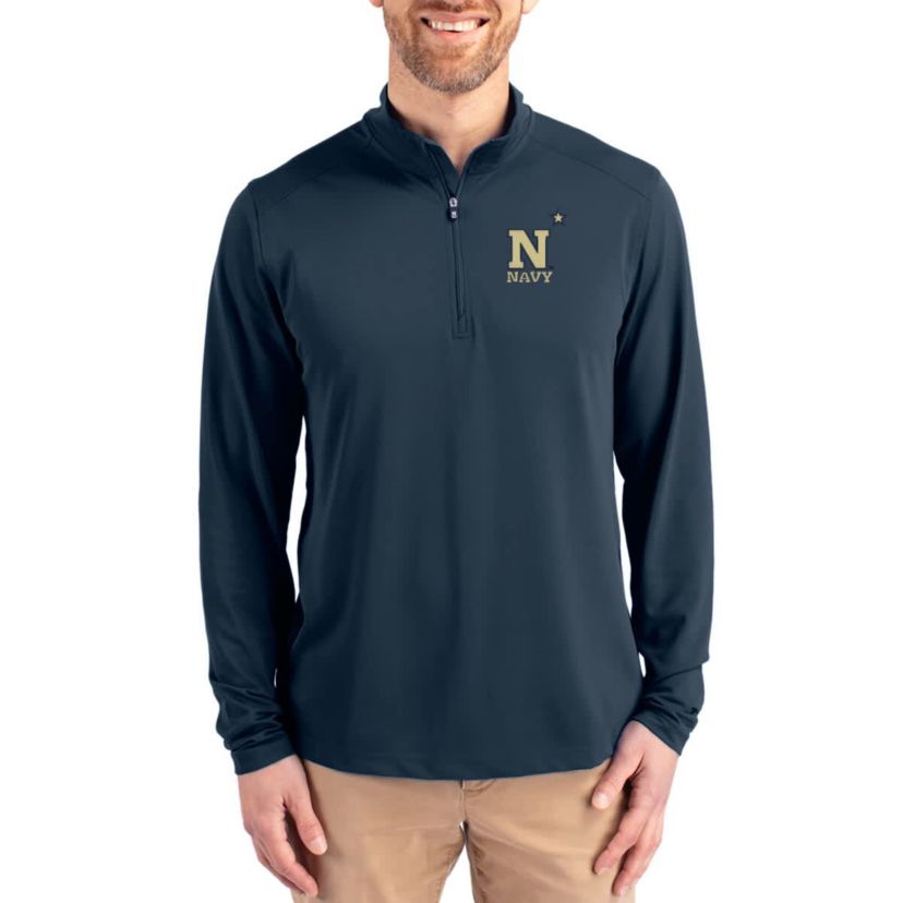 Navy Midshipmen NCAA Midshipmen Virtue DryTec Quarter-Zip Pullover
