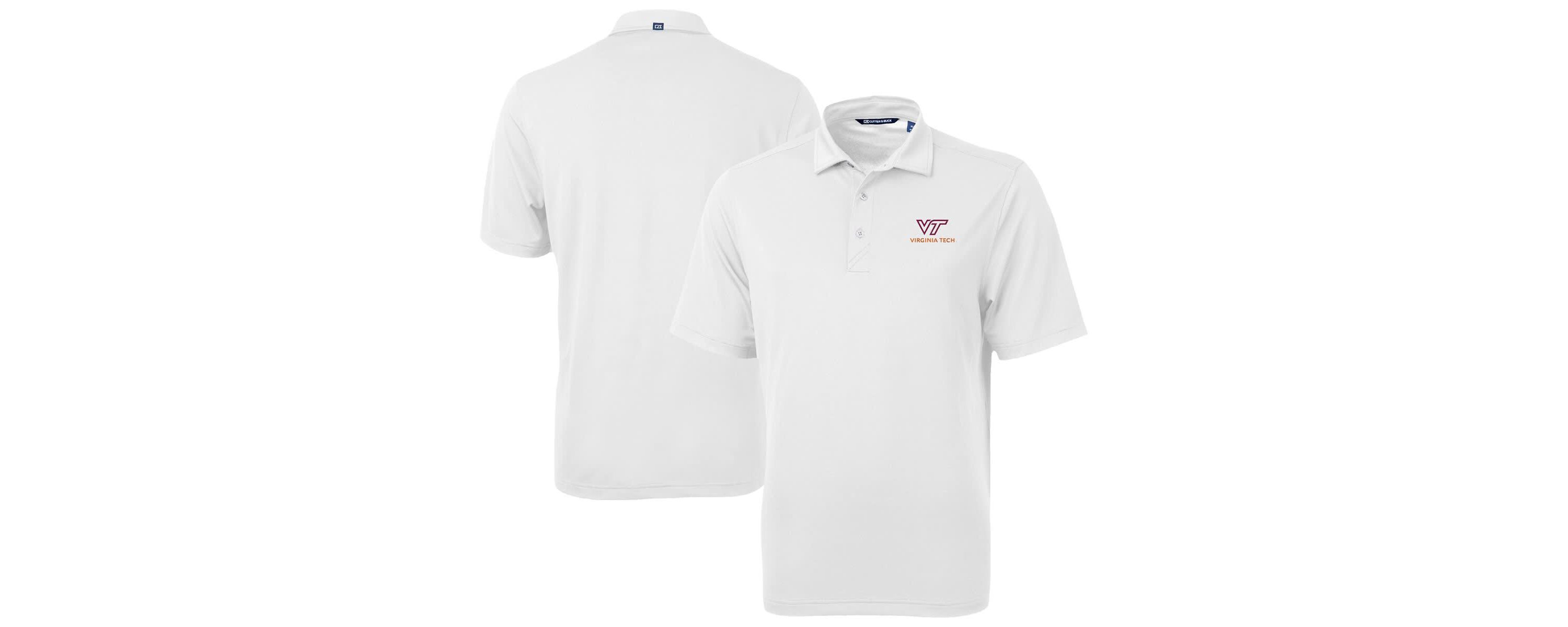 NCAA Virginia Tech Hokies Virtue Eco Pique Recycled Polo