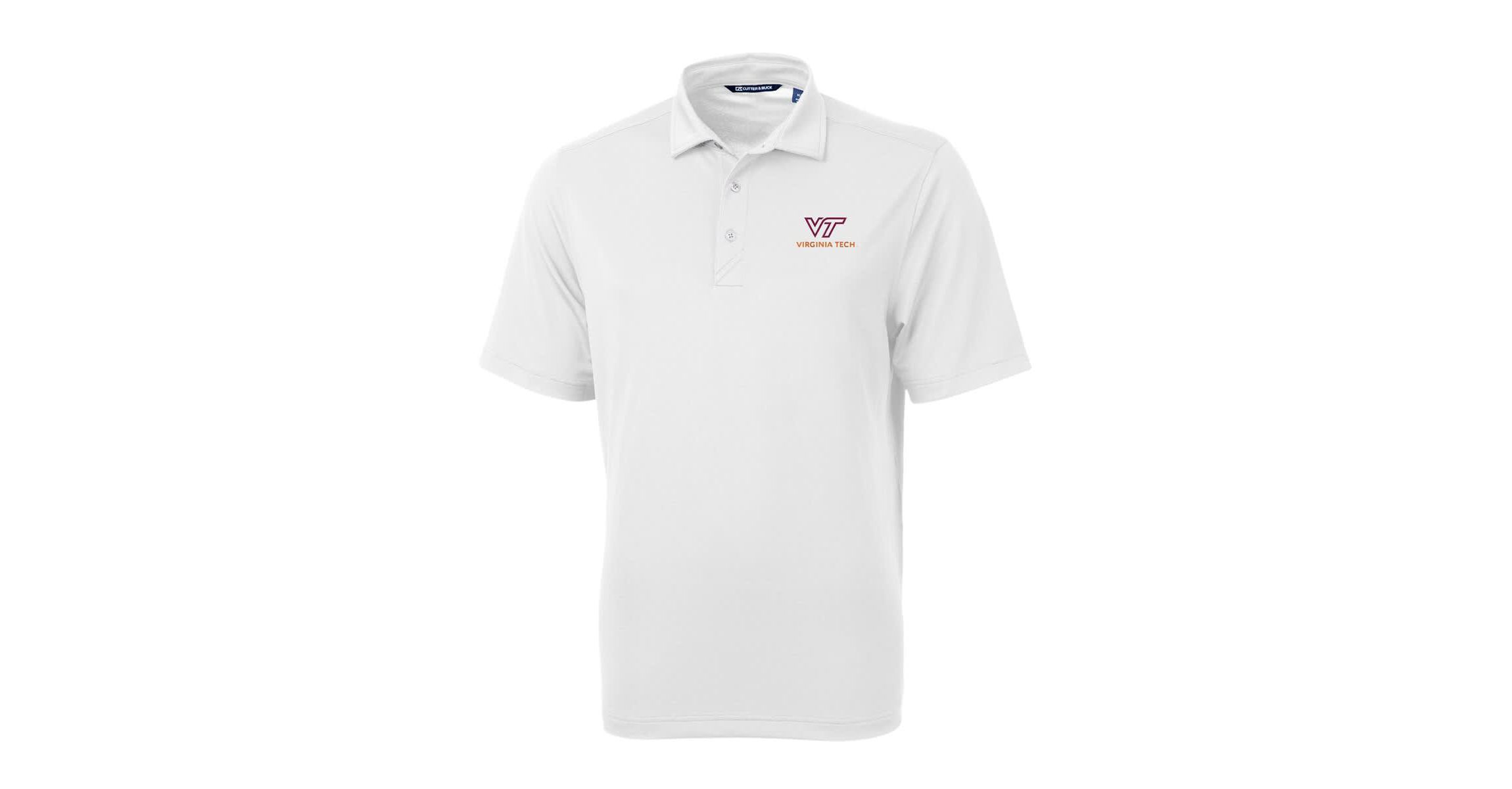 NCAA Virginia Tech Hokies Virtue Eco Pique Recycled Polo