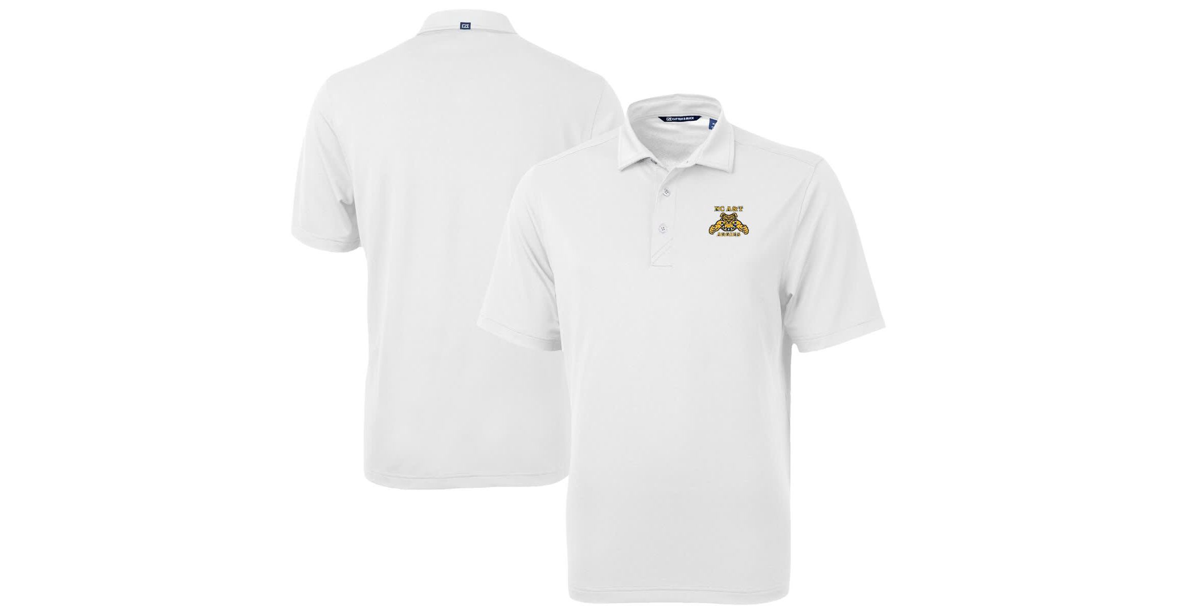 NC A&T Aggies NCAA North Carolina A&T Aggies Virtue Eco Pique Recycled Polo