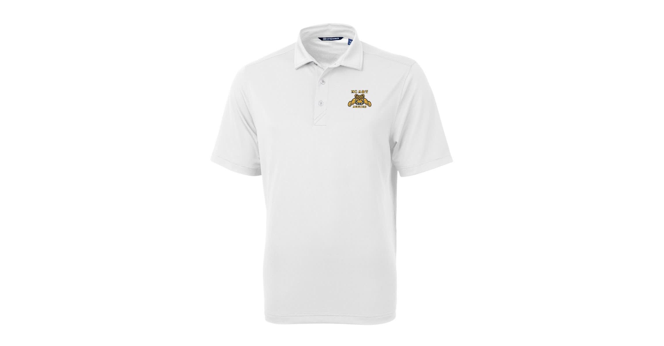 NC A&T Aggies NCAA North Carolina A&T Aggies Virtue Eco Pique Recycled Polo