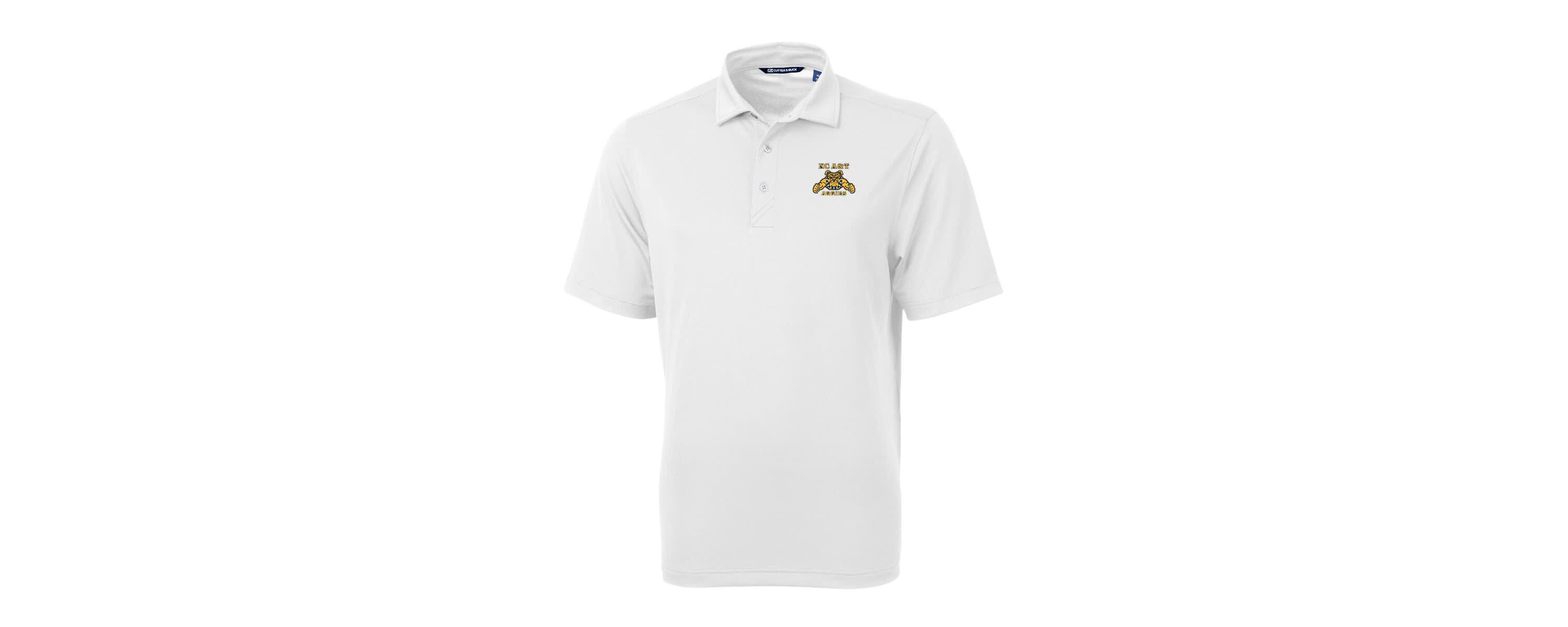 NC A&T Aggies NCAA North Carolina A&T Aggies Virtue Eco Pique Recycled Polo