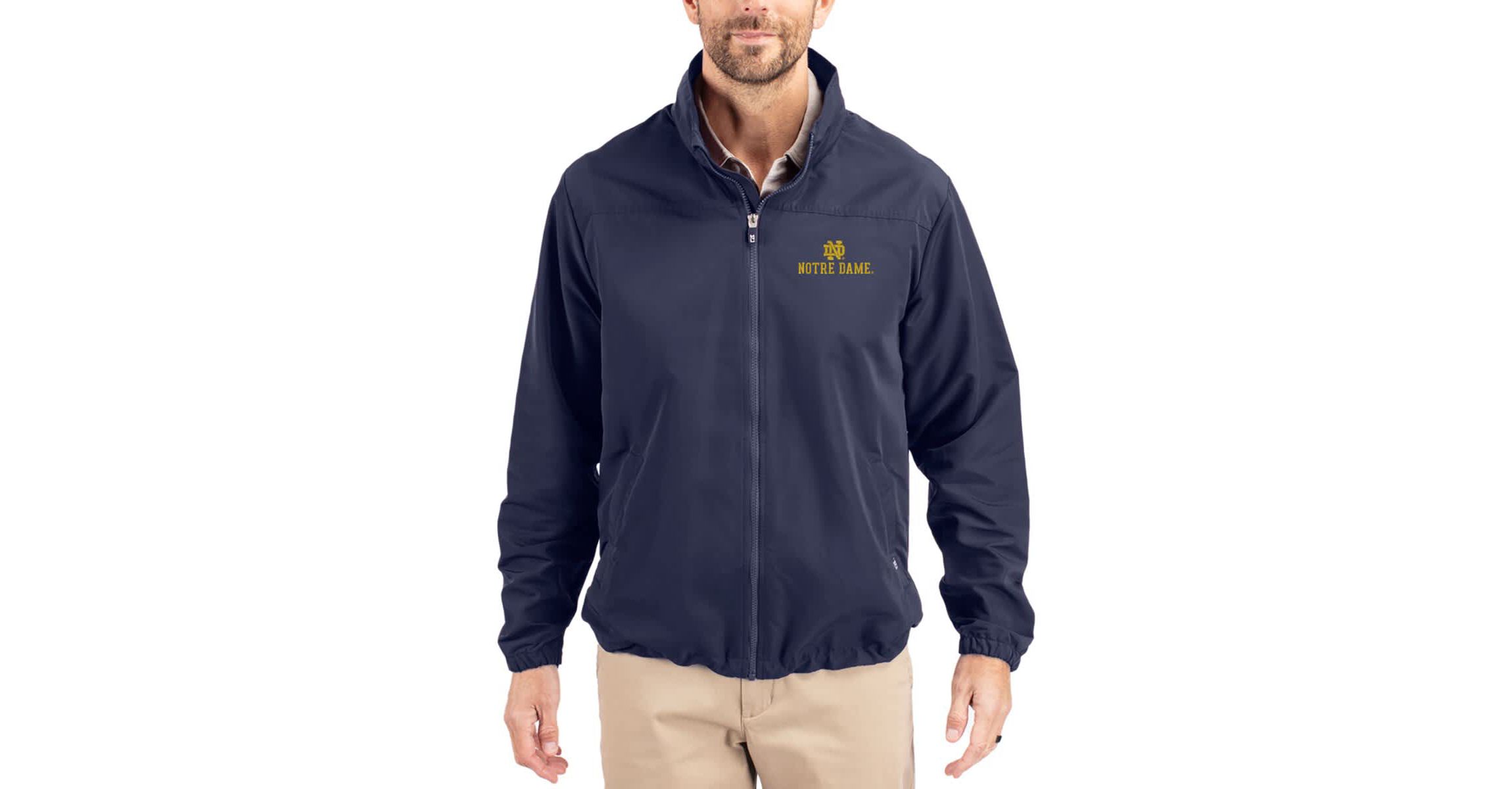 NCAA Notre Dame Fighting Irish Charter Eco Recycled Full-Zip Jacket