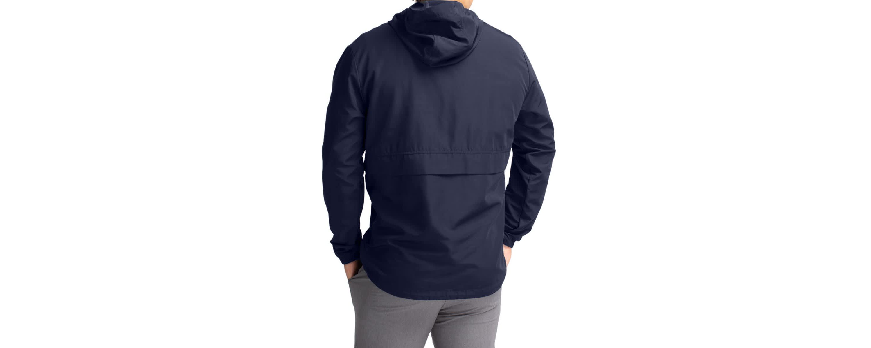 NCAA Michigan Wolverines Charter Eco Recycled Half-Zip Anorak Jacket
