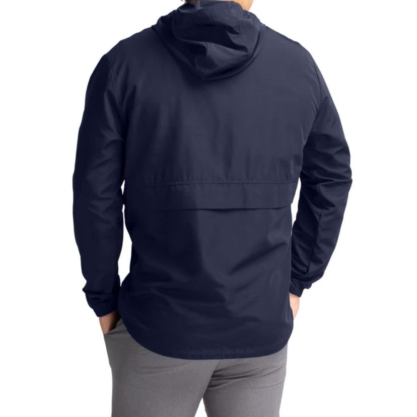 NCAA Michigan Wolverines Charter Eco Recycled Half-Zip Anorak Jacket
