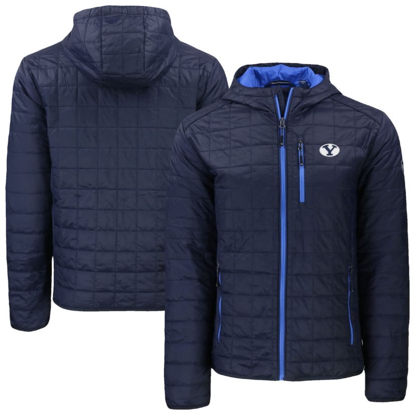 NCAA BYU Cougars Rainier Eco PrimaLoft Hooded Full-Zip Jacket
