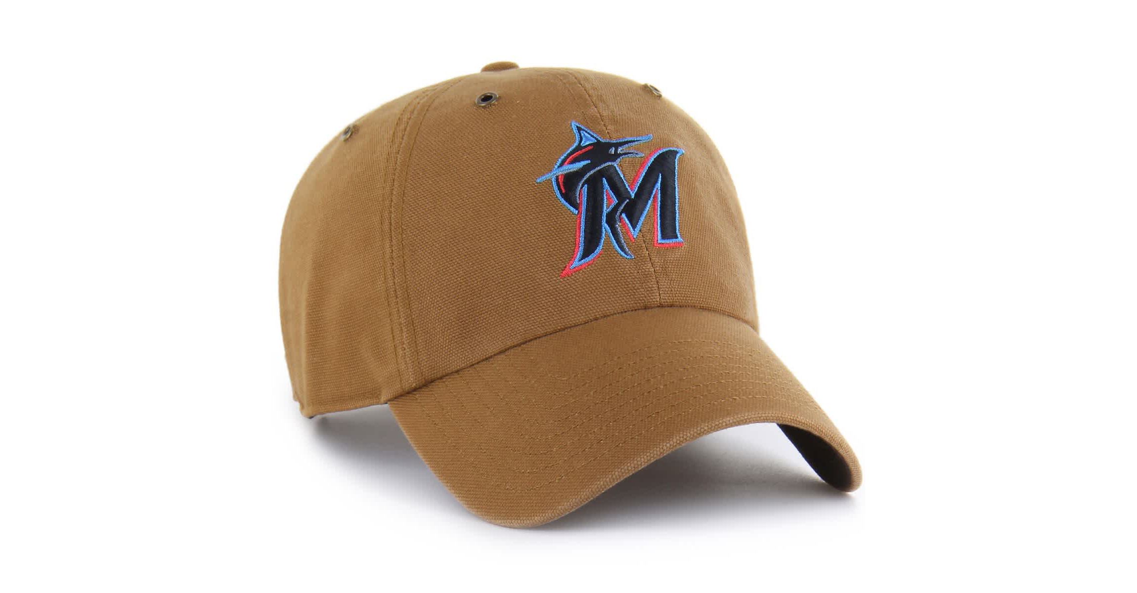 MLB Carhartt x Miami Marlins Clean Up Adjustable Hat