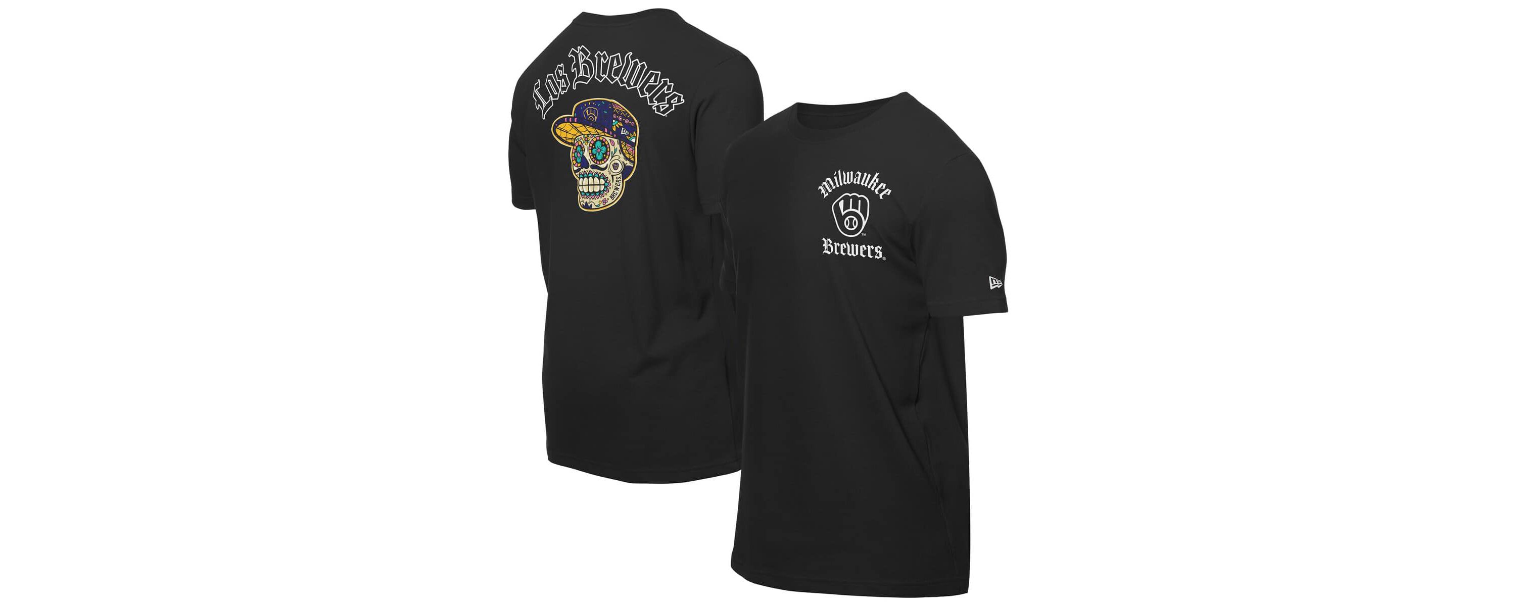 MLB Milwaukee Brewers Sugar Skulls T-Shirt