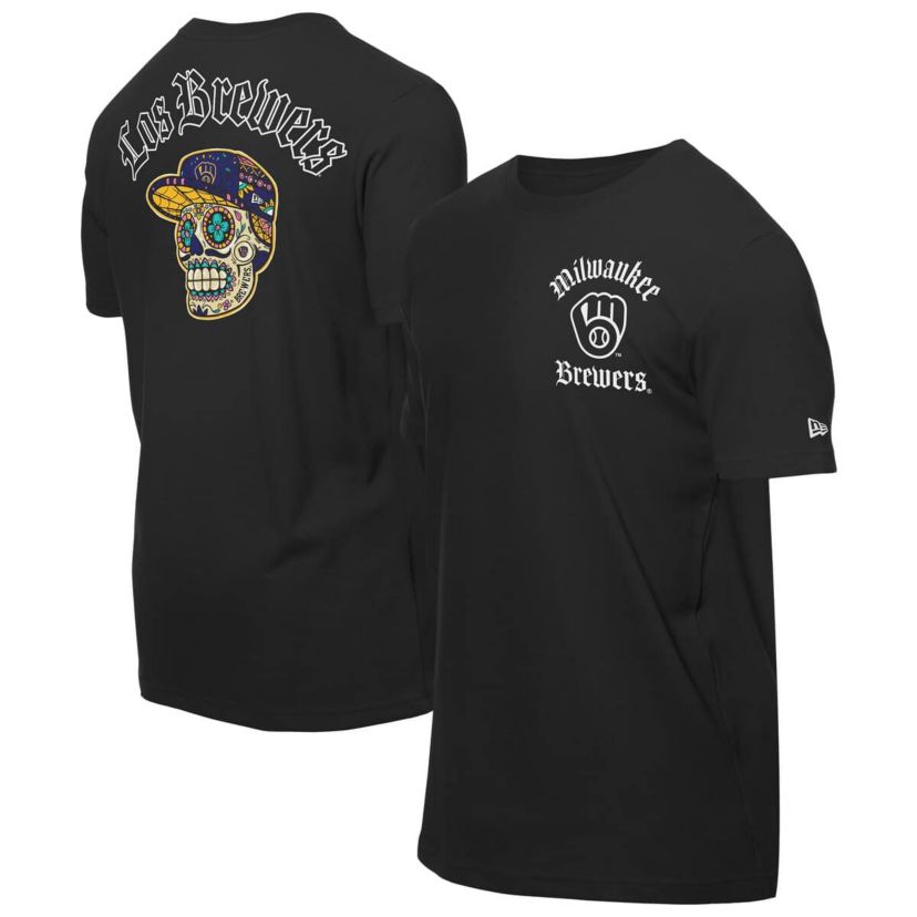 MLB Milwaukee Brewers Sugar Skulls T-Shirt