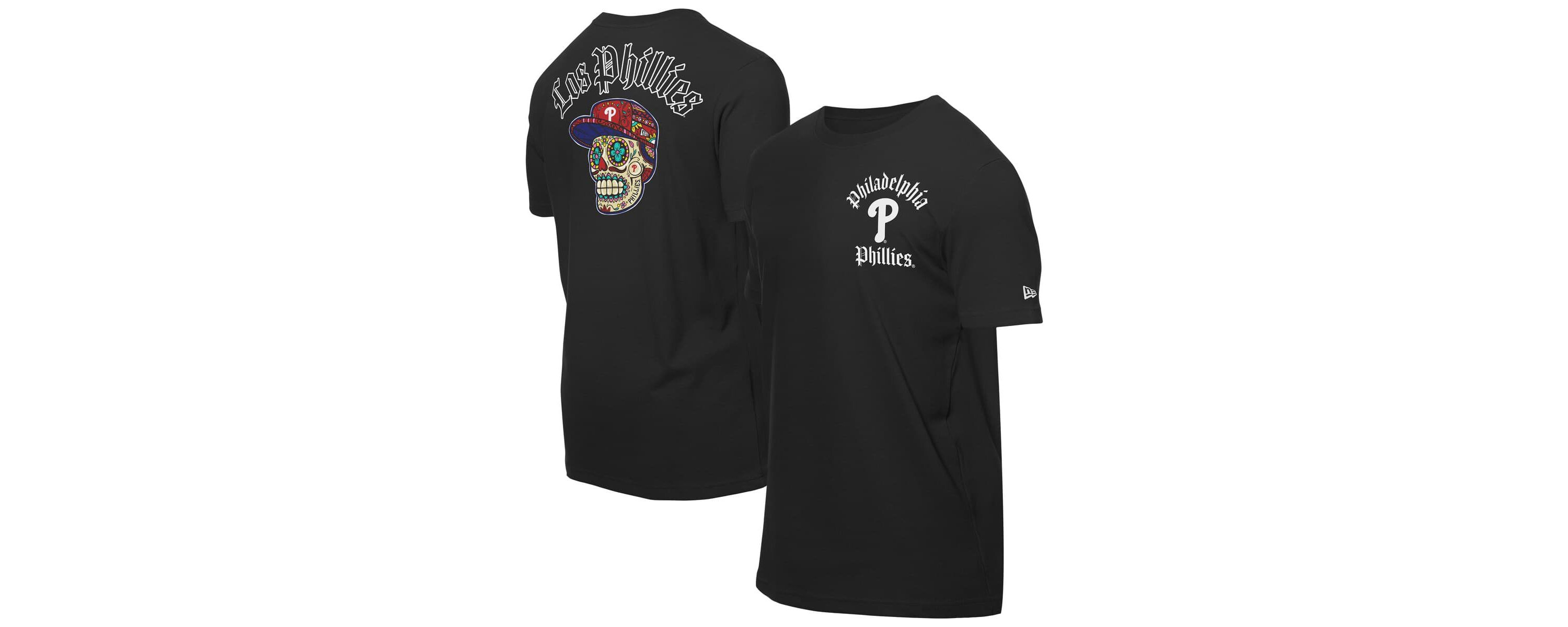 MLB Philadelphia Phillies Sugar Skulls T-Shirt