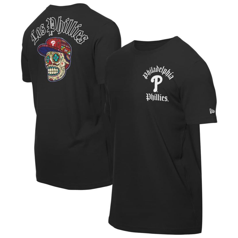 MLB Philadelphia Phillies Sugar Skulls T-Shirt