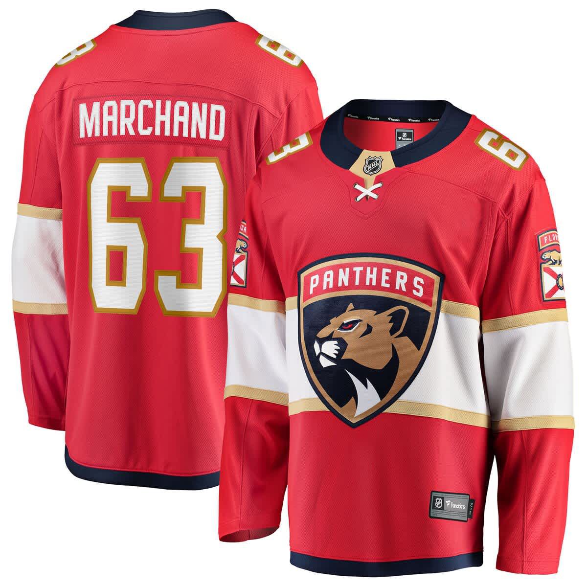 NHL Fanatics Brad Marchand Florida Panthers Home Breakaway Jersey
