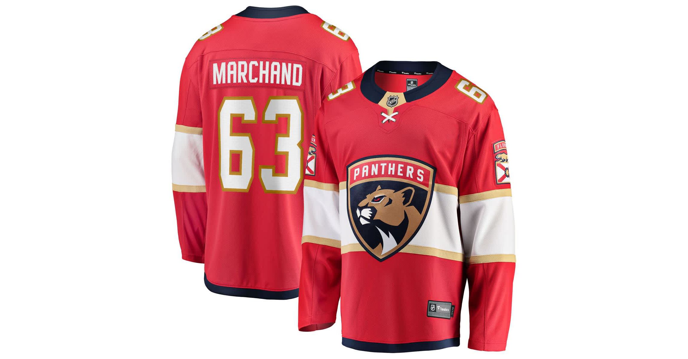 NHL Fanatics Brad Marchand Florida Panthers Home Breakaway Jersey