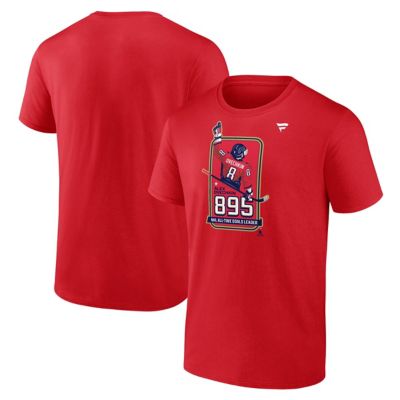 Men's NHL Fanatics Alexander Ovechkin Athletic Washington Capitals NHL All-Time Leading Goal Scorer Locker Room T-Shirt