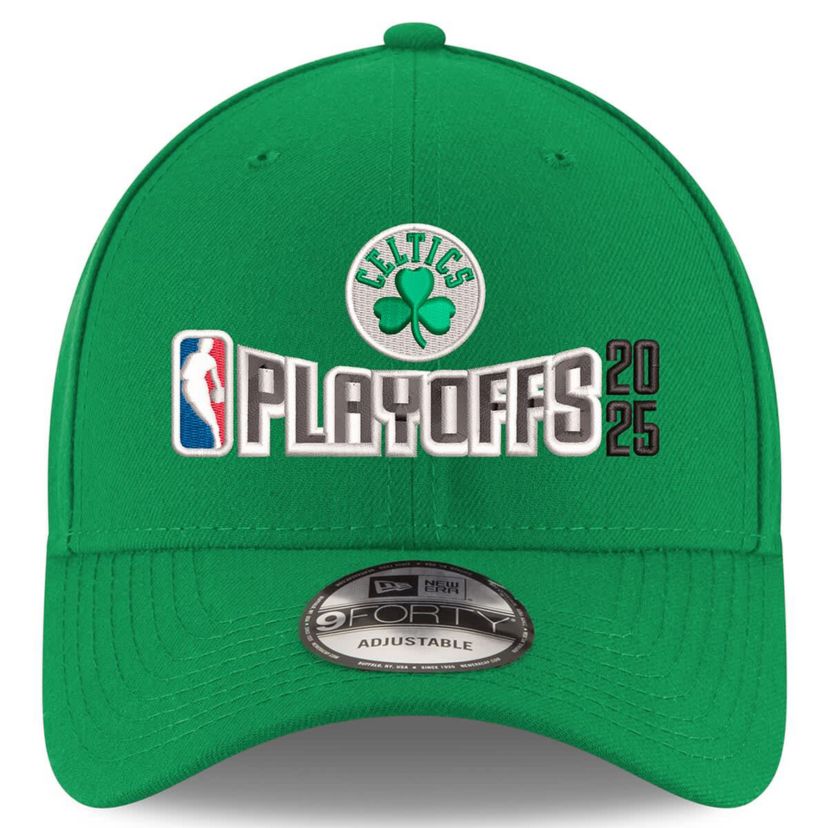 NBA Kelly Boston Celtics 2025 NBA Playoffs 9FORTY Adjustable Hat