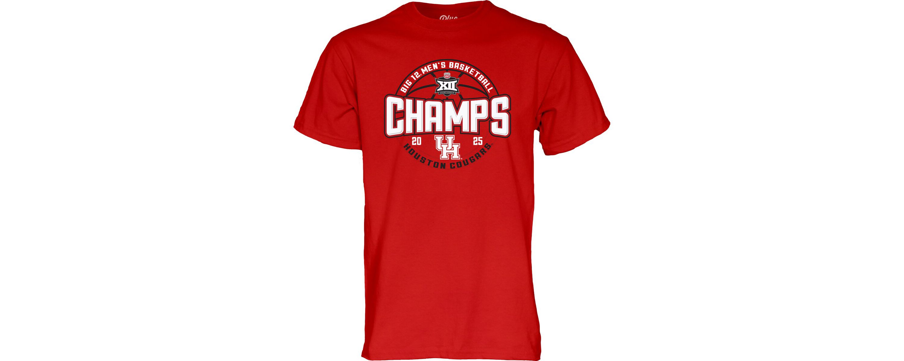NCAA Houston Cougars 2025 Big 12 Basketball Conference Tournament s Locker Room T-Shirt